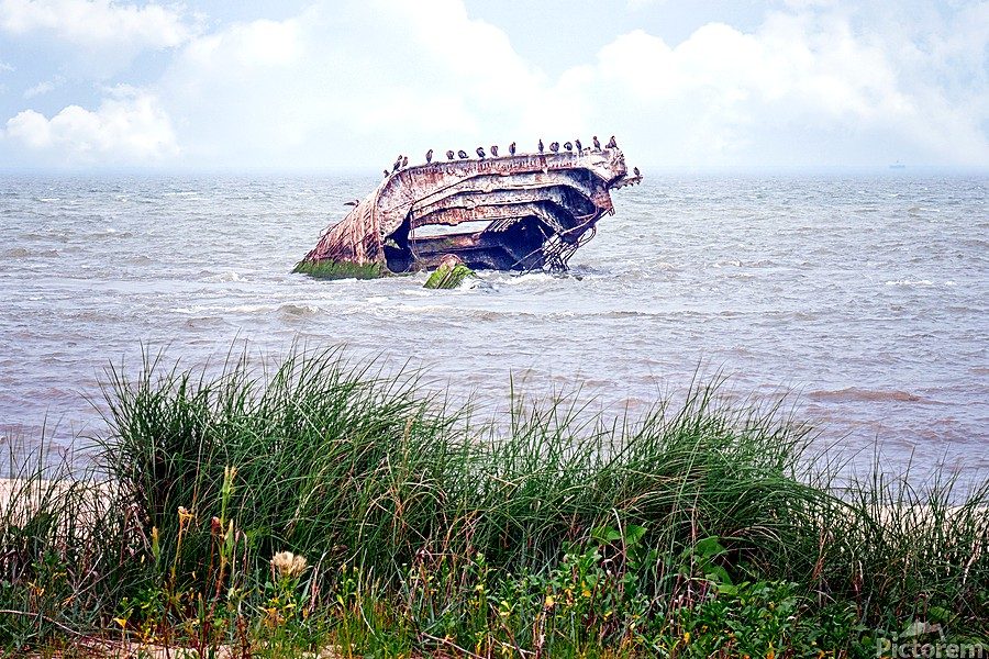 Wreck of the SS Atlantus (at Sunset Beach)